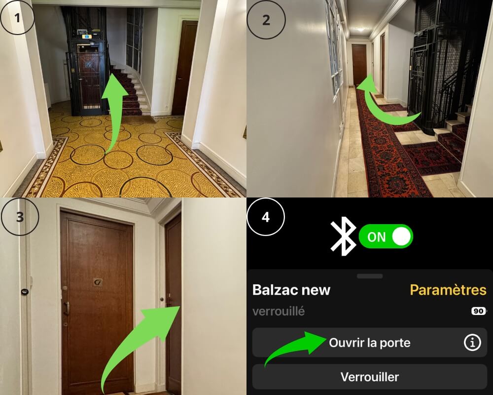 Hallway + Nuki smart lock